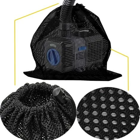 Sac De Pompe,Betterlife 2Pcs Sac En Filet De Filtre De Pompe, Sac De Filtre De Pompe D'étang, Sac En Filet De Pompe, Accessoires De Filtre De Pompe à Eau Domestique (41 * 31cm, Noir) 5 Sac De Pompe,Betterlife 2Pcs Sac En Filet De Filtre De Pompe, Sac De Filtre De Pompe D'étang, Sac En Filet De Pompe, Accessoires De Filtre De Pompe à Eau Domestique (41 * 31cm, Noir) – Image 5