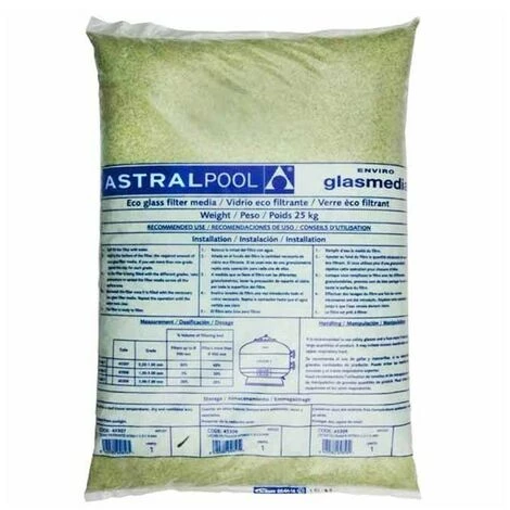 SUINGA Lit Filtrant En Verre ECO 1,0 - 3,0 Mm, Sac De 25 KG 1 SUINGA Lit Filtrant En Verre ECO 1,0 - 3,0 Mm, Sac De 25 KG