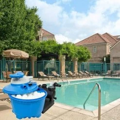 Ensoleillé Boule Filtrante De Piscine 700g, Filtre En Fibre -Pompe et filtre de piscine Soldes 55285547 3