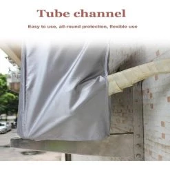 Housse Climatiseur Extérieur Couverture Etanche Climatiseur Housse Anti-poussière Pour La Maison, 94*40*73cm，Fontainebleau -Pompe et filtre de piscine Soldes 55307357 5