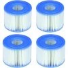 Intex 29001E Lot De 6 Cartouches De Piscine Type S1 Faciles à Installer (4 Filtres) | 2, 1 Paquet Bleu，Irisfr