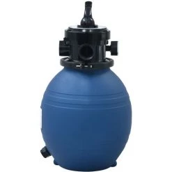 LITZEE Filtre à Sable Pour Piscine Avec Vanne 4 Positions Bleu 300 Mm # -Pompe et filtre de piscine Soldes 55637577 3