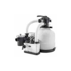 FILTRE A SABLE INTEX 6M3/H + STERILISATEUR AU SEL - Incolore - 26676