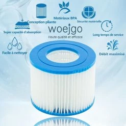 LONGZIMING Filtre Spa Pour Bestway 58323, Cartouche Filtrante Taille 6 Pour Lay-Z-Spa, Pour Monaco, Pour Miami, Pour Vegas (Lot De 4) -Pompe et filtre de piscine Soldes 56760750 4