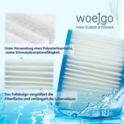 LONGZIMING Lot De 8 Cartouches Filtrantes Pour Piscine De Type VI Pour Bestway Taille 6-58323 -Pompe et filtre de piscine Soldes 56762731 3
