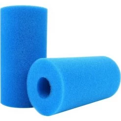 ALMI Filtre De Piscine En Mousse, 2 Pièces Éponge Filtrante Type A, Éponge En Mousse De Rechange Pour Filtre De Piscine, Filtre Piscine Lavable, Filtre Éponge Cartouche, Filtre Spa Reutilisable