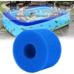 ALMI Éponge De Filtre De Piscine, éponge De Cartouche Filtrante Pour Filtre Intex De Type S1, Réutilisable Et Lavable, Filtre De Piscine Pour Accessoires De Nettoyage De Piscine Nettoyage De Spa, 4PC -Pompe et filtre de piscine Soldes 57012718 4