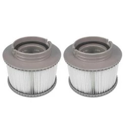 CHANCEY Lot De 4 Filtres De Rechange Pour MSpa FD2089, Cartouche De Filtre Pour Piscine Et Spa,SEMAket,gris -Pompe et filtre de piscine Soldes 57137703 3