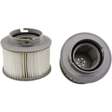 ROSIER Cartouche Filtrante, 2pcs MSPA FD2089 Crépine De Remplacement Spas De Piscine Gonflaable Crépine (gris, 110*87mm, Ouverture 66mm)——VEBTles 2 ROSIER Cartouche Filtrante, 2pcs MSPA FD2089 Crépine De Remplacement Spas De Piscine Gonflaable Crépine (gris, 110*87mm, Ouverture 66mm)——VEBTles – Image 2