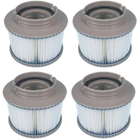 BARES Lot De 4 Filtres De Rechange Pour FD2089, Cartouche De Filtre Pour Piscine Et Spa 1 BARES Lot De 4 Filtres De Rechange Pour FD2089, Cartouche De Filtre Pour Piscine Et Spa