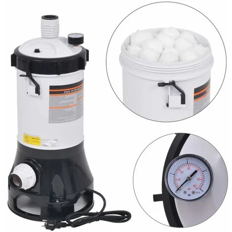 INLIFE Pompe Filtrante De Piscine Intex Bestway 185 W 4,4 M³/h 2 INLIFE Pompe Filtrante De Piscine Intex Bestway 185 W 4,4 M³/h – Image 2