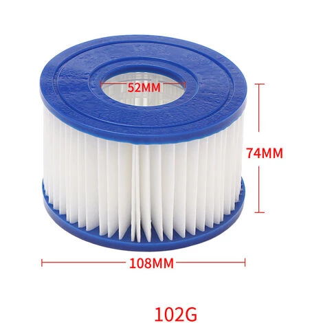 DONTODENT Lot De 2 Cartouches Filtrantes De Rechange Pour Spa Hot Tub/Spa - Pour Spa-Intex S1 - Filtre For Mspa,Pour Spa Pool Filtre Kit D'entretien 2 DONTODENT Lot De 2 Cartouches Filtrantes De Rechange Pour Spa Hot Tub/Spa - Pour Spa-Intex S1 - Filtre For Mspa,Pour Spa Pool Filtre Kit D'entretien – Image 2