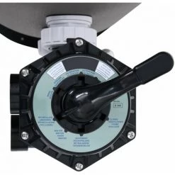INLIFE Filtre à Sable Pour Piscine Avec Vanne à 6 Voies Gris -Pompe et filtre de piscine Soldes 58276490 4
