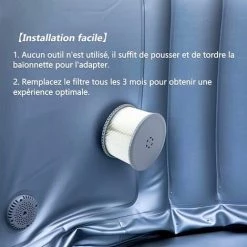 REGALI Filtre De Rechange Pour Ms-pa FD2089 Compatible Avec Toutes Les Cartouches Filtrantes MS-pa Actuelles Et Les Piscines Filtre Spa Gonflable (Version Améliorée) Lot De 2 -Pompe et filtre de piscine Soldes 58282262 5
