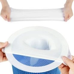 CADEAUX Chaussette Skimmer, Filtre Jetable Pour Skimmer Piscine & Spa Net Skim Nettoyage De Piscine Enlever Les Poils De Chien, Les Petites Particules (10pcs) -Pompe et filtre de piscine Soldes 58282267 5