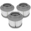TINOR Filtre,Cartouches De Filtre De Piscine,Filtre Cartouches De Rechange De Filtre Pour Baignoire,Spa,Piscine (3PCS)