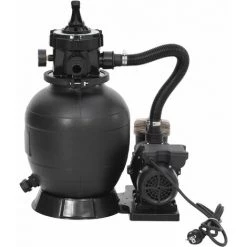 VidaXL Filtre à Sable De Piscine Avec Vanne 6 Voies Noir 7 VidaXL Filtre à Sable De Piscine Avec Vanne 6 Voies Noir -Pompe et filtre de piscine Soldes 58527949 3