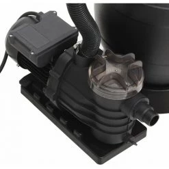 VidaXL Filtre à Sable De Piscine Avec Vanne 6 Voies Noir 9 VidaXL Filtre à Sable De Piscine Avec Vanne 6 Voies Noir -Pompe et filtre de piscine Soldes 58527949 5