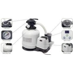 Pompe à Filtre à Sable Intex 26644GS - 5.700 Litres Par Heure -Pompe et filtre de piscine Soldes 58676207 5