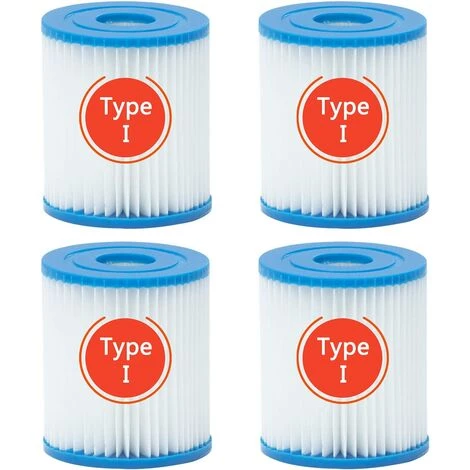 HIASDFLS 4Pcs Cartouche Filtre Piscine Type I Pour Bestway Pompe De Piscine, Filtre Cartouche Type I, 58093 Filtres Pour Filtre Gonflable De Piscine-Installation Facile-Pour Le Nettoyage Des Tuyaux 1 HIASDFLS 4Pcs Cartouche Filtre Piscine Type I Pour Bestway Pompe De Piscine, Filtre Cartouche Type I, 58093 Filtres Pour Filtre Gonflable De Piscine-Installation Facile-Pour Le Nettoyage Des Tuyaux