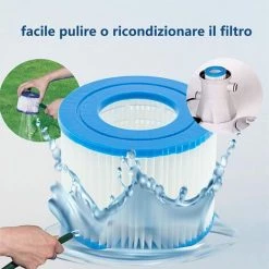 HIASDFLS Cartouches De Filtre Pour Piscine Type Vi Pour Bestway 58323, Taille Vi Spa Cartouche Filtre Pour Baignoire Pour Miami Pour Vegas, Pour Monaco-4Pcs 9 HIASDFLS Cartouches De Filtre Pour Piscine Type Vi Pour Bestway 58323, Taille Vi Spa Cartouche Filtre Pour Baignoire Pour Miami Pour Vegas, Pour Monaco-4Pcs -Pompe et filtre de piscine Soldes 58678265 5