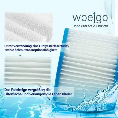 GDRHVFD 8Pcs Cartouches Filtrantes Pour Piscine De Type Vi Pour Bestway Taille 6-58323 3 GDRHVFD 8Pcs Cartouches Filtrantes Pour Piscine De Type Vi Pour Bestway Taille 6-58323 – Image 3