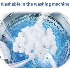 FVBJD Filtre Balls, Boules De Filtre, Balles Filtrantes Réutilisables, Convient à Divers Systèmes De Filtration Boules De Filtre De Piscine(300g) -Pompe et filtre de piscine Soldes 58754803 5