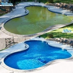 FVBJD 700G Balle Filtrante Piscine,Filtre Pour Piscine,Média Filtre à Fibres,de 700g Remplacent 25kg De Sable Filtrant,Billes Filtrantes Pour Piscines Intérieure Et Extérieure(700g) -Pompe et filtre de piscine Soldes 58754816 2