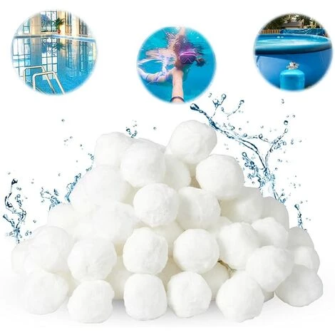 FVBJD Balles Filtrantes, 700g Boules De Filtre De Piscine, Peut Remplacer 25 Kg Sable Filtrant Sable De Quartz, Convient à Divers Systèmes De Filtration Boules De Filtre De Piscine 5 FVBJD Balles Filtrantes, 700g Boules De Filtre De Piscine, Peut Remplacer 25 Kg Sable Filtrant Sable De Quartz, Convient à Divers Systèmes De Filtration Boules De Filtre De Piscine – Image 5