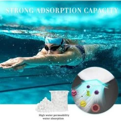 FVBJD 500g / 5.5L Boules De Filtre De Piscine, Balles Filtrantes,Média Filtre à Fibres Pour Piscine Filtres à Sable Filtrage De L'eau,Écologique, Léger Et Durable -Pompe et filtre de piscine Soldes 58754824 4