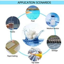 FVBJD Balles Filtrantes, Balle Filtrante Piscine, Boules De Filtre De Piscine (1300) -Pompe et filtre de piscine Soldes 58754825 3