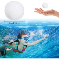 FVBJD 900g Boules De Filtre De Piscine Balles Filtrantes Balles De Filtration Filtre Balls Réutilisables Peut Remplacer 57 Kg Sable Filtrant Sable De Quartz,Convient Systèmes De Filtration -Pompe et filtre de piscine Soldes 58754837 4