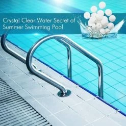 FVBJD 700g Filtre Balls Balles De Filtration,Filtre Pour Piscine De Peut Remplacer 25 Kg Sable Filtrant Sable De Quartz,Convient à Divers Systèmes De Filtration Boules De Filtre De Piscine -Pompe et filtre de piscine Soldes 58754855 3