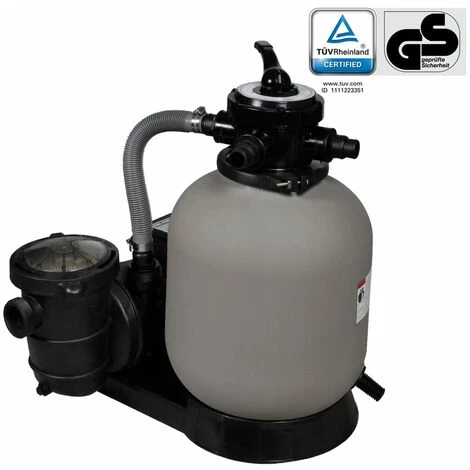 GROSMONDE 1/2x Pompe à Filtre à Sable 600 W 17 000 L/h Filtration Piscine Jardin Extérieur 1 GROSMONDE 1/2x Pompe à Filtre à Sable 600 W 17 000 L/h Filtration Piscine Jardin Extérieur