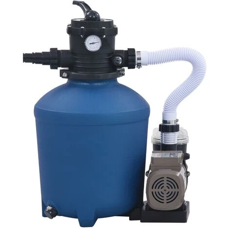 GROSMONDE Pompe Filtrante à Sable 530 W 10980 L/h Avec Minuterie 2 GROSMONDE Pompe Filtrante à Sable 530 W 10980 L/h Avec Minuterie – Image 2