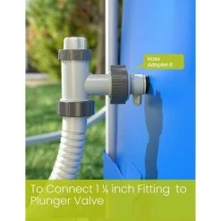 CATHERINE 1PC Adaptateur De Conversion De Tuyau De 1,25 "à 1,5" Pour Pompe De Filtration INTEX -Pompe et filtre de piscine Soldes 59487693 4