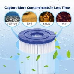 BENOBBY KIDS Lot De 4 Filtres Pour Type I Remplace Les Cartouches Filtrantes, Filtre Pompe Piscine , Accessoire Pour Le Nettoyage De La Piscine Pour -Pompe et filtre de piscine Soldes 59761951 5