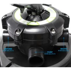 WILTEC Filtre à Sable Et Particules Cuve Filtrante Pool Piscine Hors-sol Filtration -Pompe et filtre de piscine Soldes 5978817 4