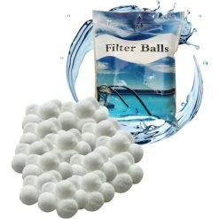 PERLE RARE Filtre Balle 200g Piscine Filtre Balle Piscine Filtre Balle Remplacement Piscine Filtre à Sable Pour Piscine Filtre Pompe Aquarium Filtre à Sable De Nettoyage