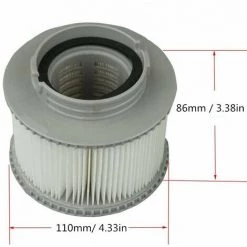 GRID COOL Lot De 4 Cartouches Filtrantes De Rechange Pour Bubble Spa (Version Améliorée 2020 Pour S'adapter à Tous Les Modèles) -Pompe et filtre de piscine Soldes 60029995 5