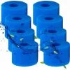 STARLIGHT Éponge Filtre S1 Pour Spa,Cartouche Filtre Piscine Pour Intex,Type S1 Pour Intex 29001 E Pure Spa,Réutilisables Et Lavables, Filtre En Mousse Pour Spa, Piscine (8 Pcs),STAR.L