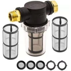 OUSUDELA 3/4 Inch Garden Hose Filter For Pressure Washer Inlet Water, Sediment Filter For Outdoors Gardening Water Inlet Filter