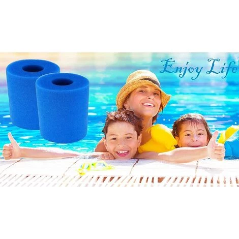 OUSUDELA Éponge De Filtre De Piscine Compatible Avec In-tex Type H, Filtre à Cartouche D'éponge Réutilisable Et Lavable Pour Hydromassage De Spa De Jacuzzi De Piscine 2 Pièces Bleu 5 OUSUDELA Éponge De Filtre De Piscine Compatible Avec In-tex Type H, Filtre à Cartouche D'éponge Réutilisable Et Lavable Pour Hydromassage De Spa De Jacuzzi De Piscine 2 Pièces Bleu – Image 5