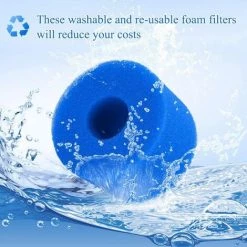 FLYME Éponge En Mousse De Rechange Pour Filtre De Piscine Compatible Avec In-tex Type S1, Filtre à Cartouche En éponge Réutilisable Et Lavable Pour Spa Jacuzzi Spa (6 Pièces) 8 FLYME Éponge En Mousse De Rechange Pour Filtre De Piscine Compatible Avec In-tex Type S1, Filtre à Cartouche En éponge Réutilisable Et Lavable Pour Spa Jacuzzi Spa (6 Pièces) -Pompe et filtre de piscine Soldes 60246291 4