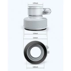 Kit D'accessoires Pompe Filtre Piscine Kit De Pièces De Filtre De Piscine Ensemble De Pièces De Rechange Et D'accessoires De Piscine Adaptateur De Tuyau Yoouyida -Pompe et filtre de piscine Soldes 60286047 5