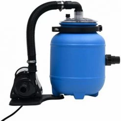 YOUTHUP Pompe De Filtration De Piscine Noir Et Bleu 4 M³/h -Pompe et filtre de piscine Soldes 60366037 3
