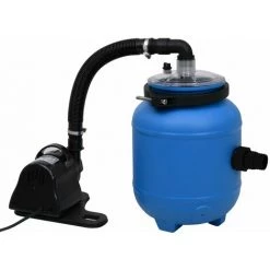YOUTHUP Pompe De Filtration De Piscine Noir Et Bleu 4 M³/h -Pompe et filtre de piscine Soldes 60366037 5