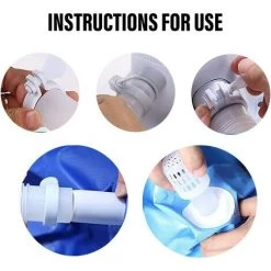 MONLY Pompe De Filtration De Piscine, Piscine D'été 300 Gallons Filtre De Piscine Hors Sol, Pompe De Circulation électrique 220 V -Pompe et filtre de piscine Soldes 60528944 4