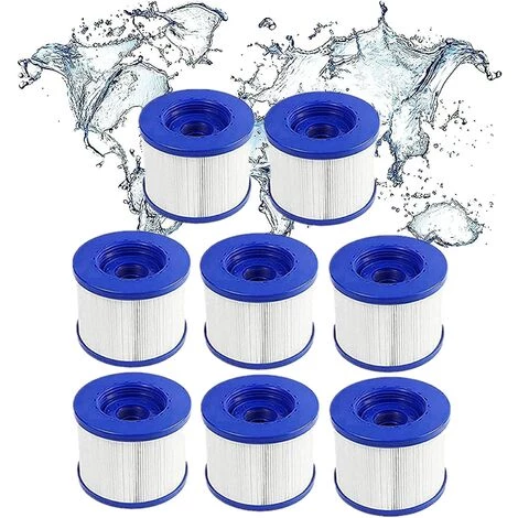 ZOLGINAH Lot De 8 Cartouches Filtrantes De Rechange Pour Spa Hot Tub/Clever Spa - Avec Filetage à Vis - Pour Spa-N1407535/filtre Pour Mspa,Pour Spa Pool Filtre Kit D'entretien 1 ZOLGINAH Lot De 8 Cartouches Filtrantes De Rechange Pour Spa Hot Tub/Clever Spa - Avec Filetage à Vis - Pour Spa-N1407535/filtre Pour Mspa,Pour Spa Pool Filtre Kit D'entretien