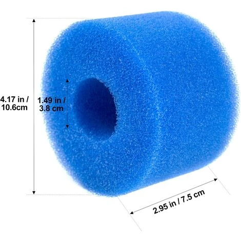 ZOLGINAH Éponge Filtrante Type S1 Filtres De Piscine En Mousse, 6 Pièces Cartouche Filtrante RéUtilisable Et Lavable Pour Intex Type S1 Pour Piscine, Aquarium, Jacuzzi Spa 2 ZOLGINAH Éponge Filtrante Type S1 Filtres De Piscine En Mousse, 6 Pièces Cartouche Filtrante RéUtilisable Et Lavable Pour Intex Type S1 Pour Piscine, Aquarium, Jacuzzi Spa – Image 2